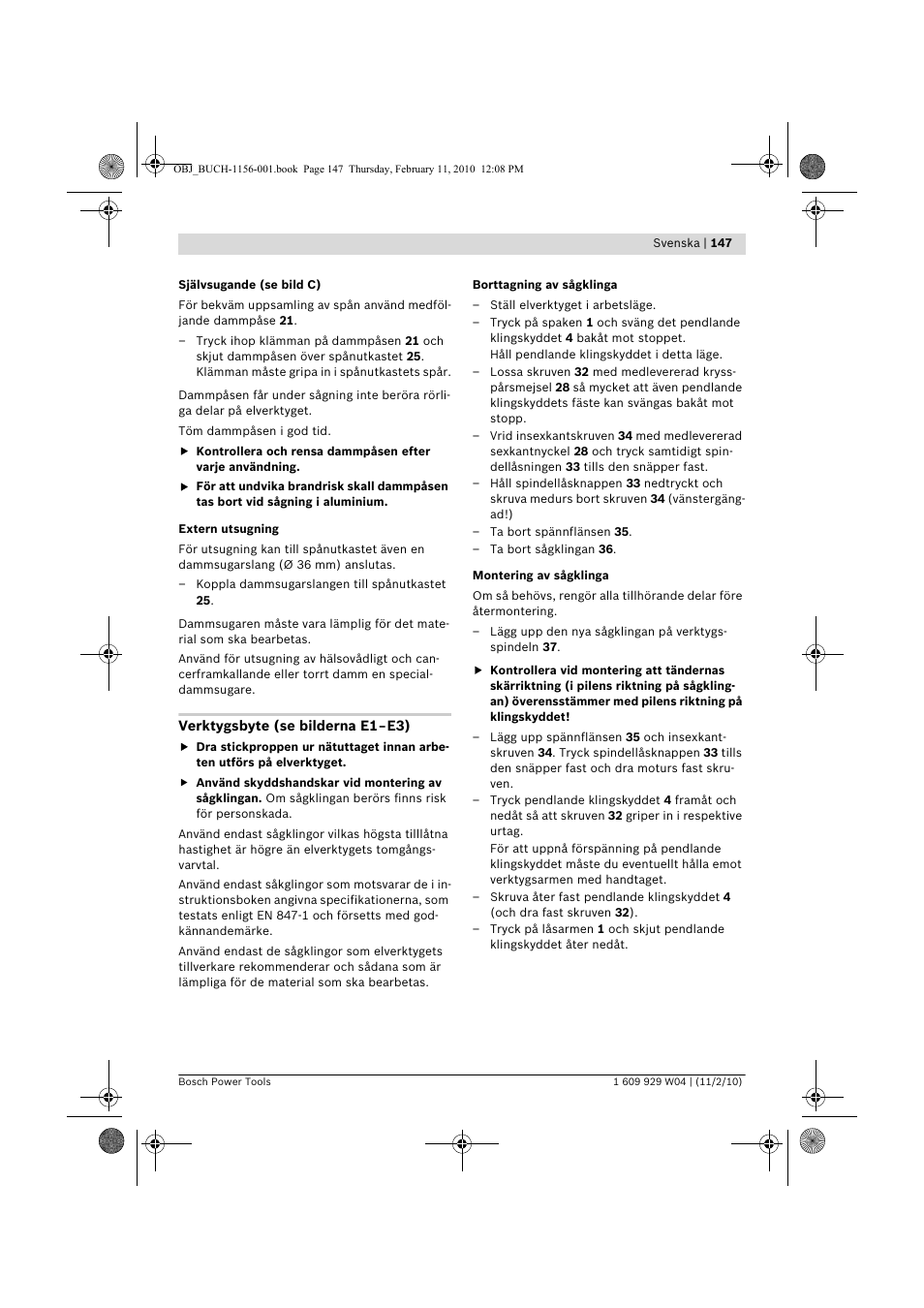 Bosch GCM 10 J Professional User Manual | Page 147 / 470