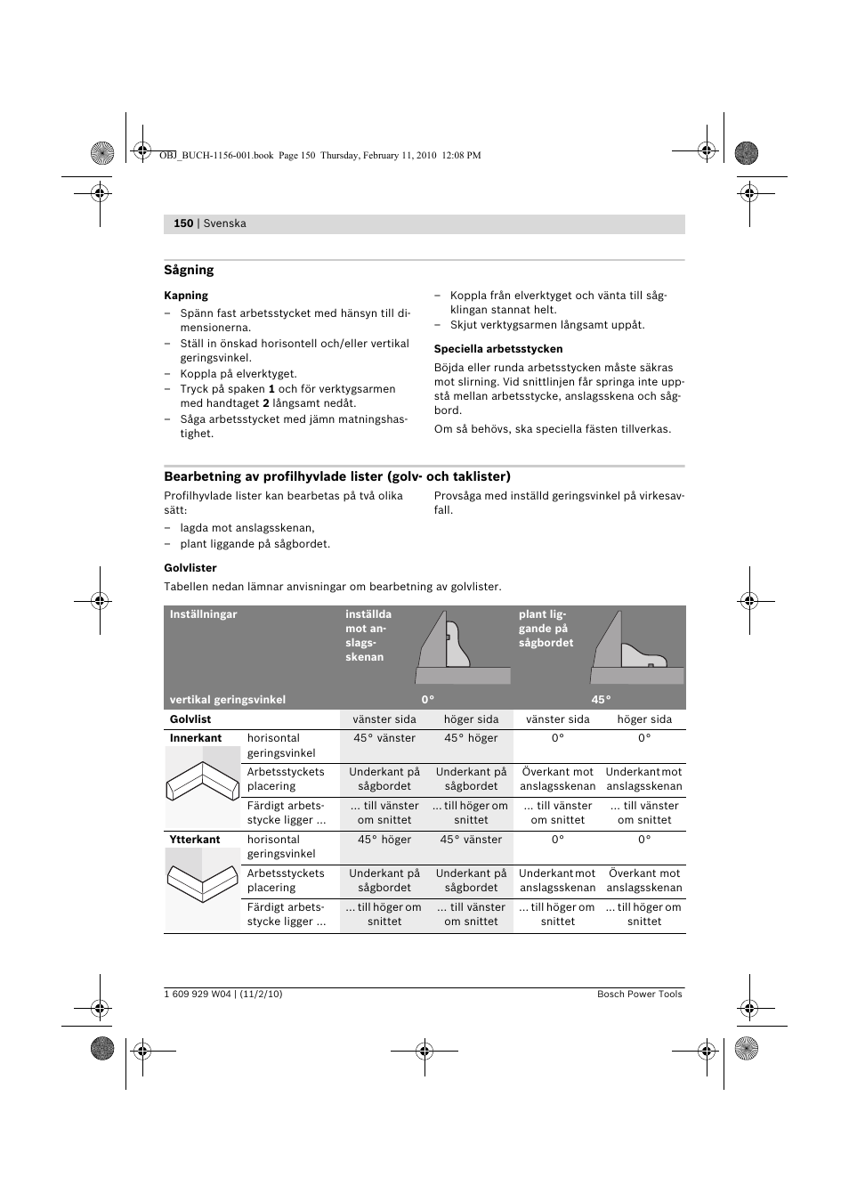 Bosch GCM 10 J Professional User Manual | Page 150 / 470