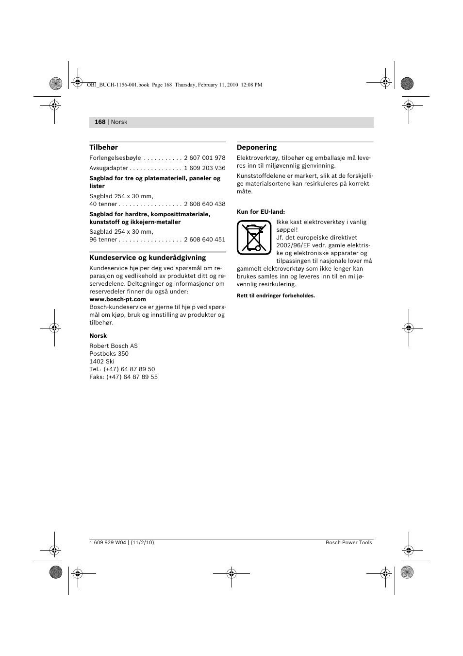 Bosch GCM 10 J Professional User Manual | Page 168 / 470