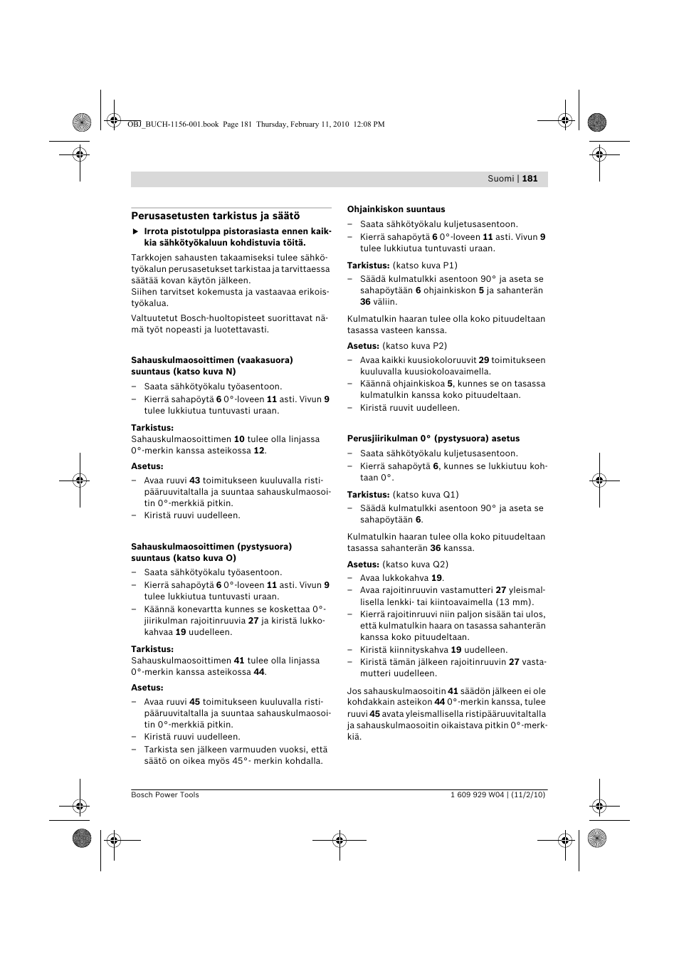 Bosch GCM 10 J Professional User Manual | Page 181 / 470