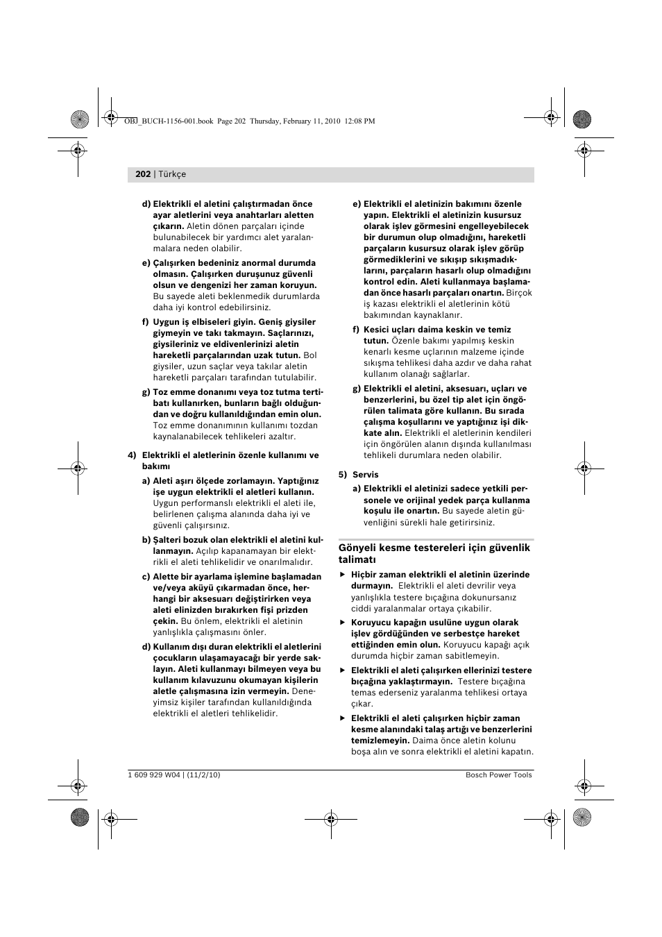 Bosch GCM 10 J Professional User Manual | Page 202 / 470