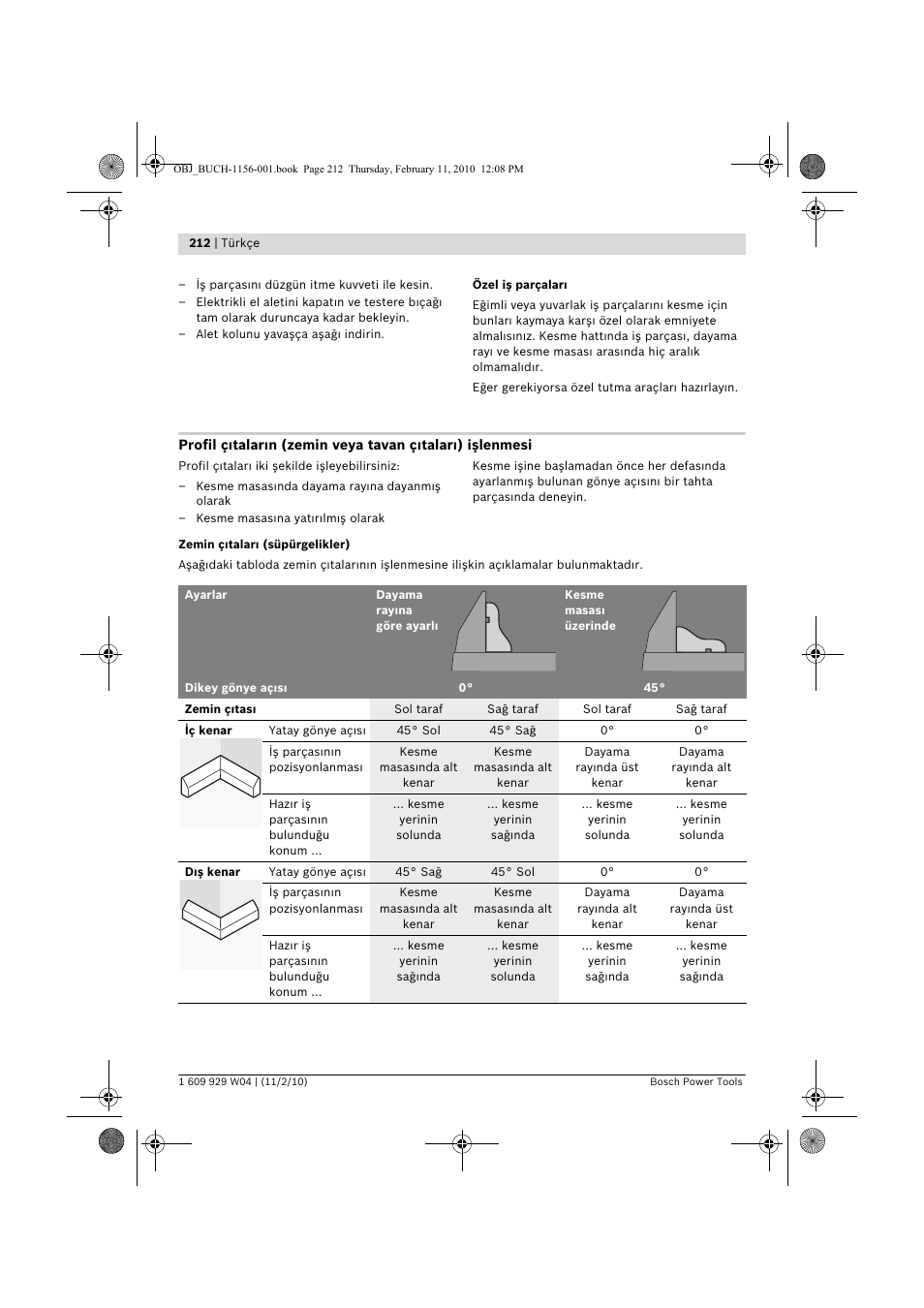 Bosch GCM 10 J Professional User Manual | Page 212 / 470