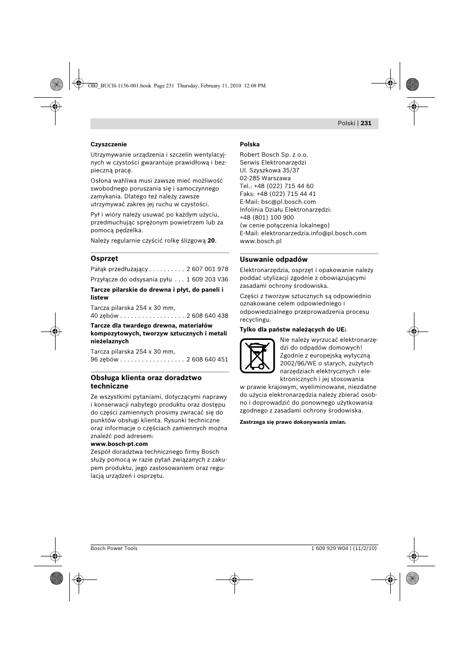 Bosch GCM 10 J Professional User Manual | Page 231 / 470