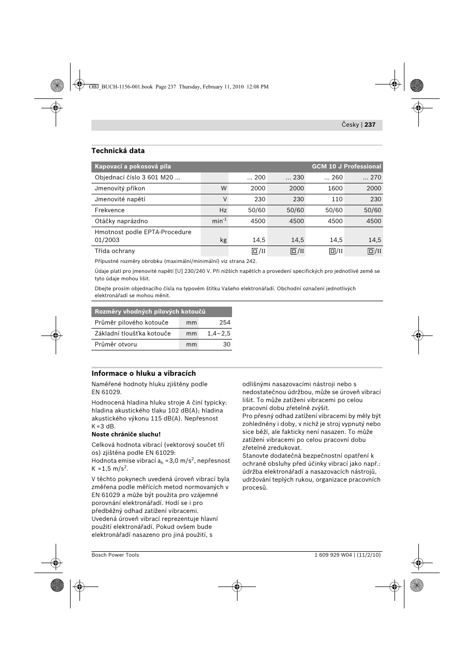 Bosch GCM 10 J Professional User Manual | Page 237 / 470