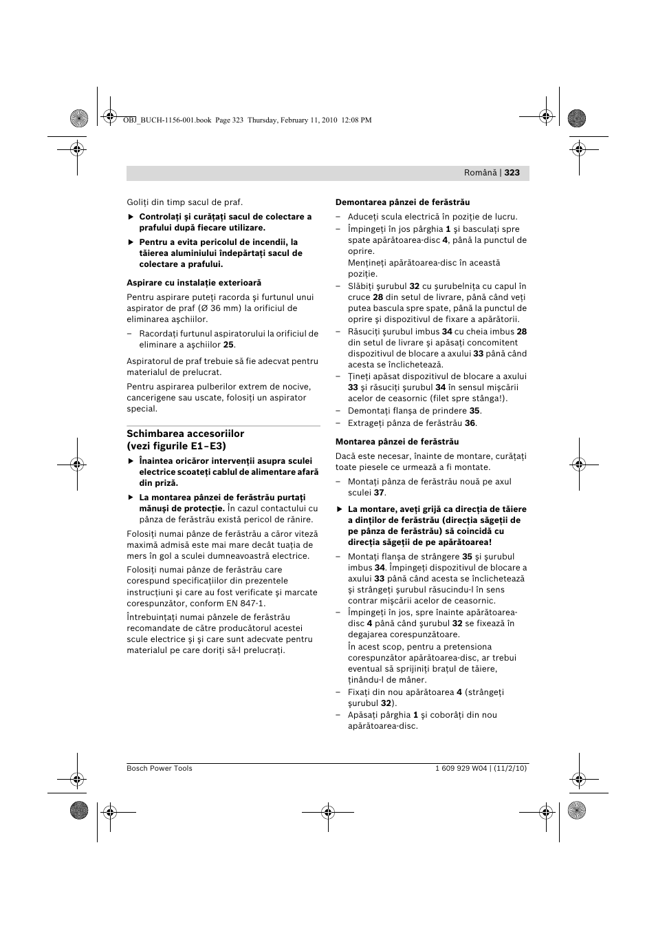 Bosch GCM 10 J Professional User Manual | Page 323 / 470