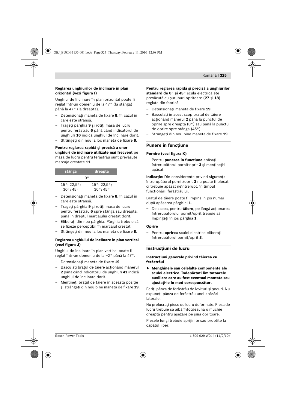 Bosch GCM 10 J Professional User Manual | Page 325 / 470