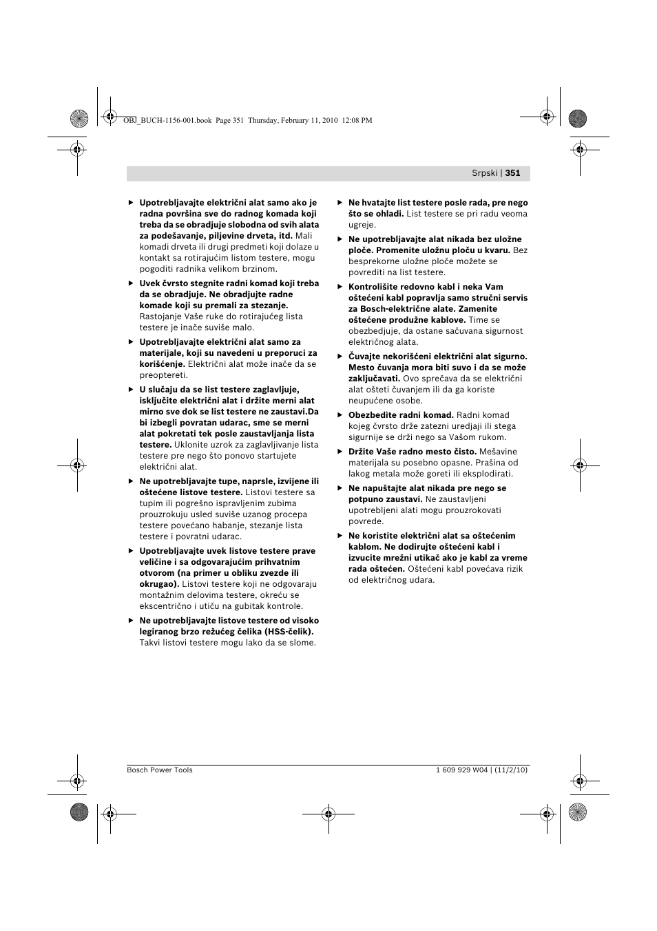 Bosch GCM 10 J Professional User Manual | Page 351 / 470