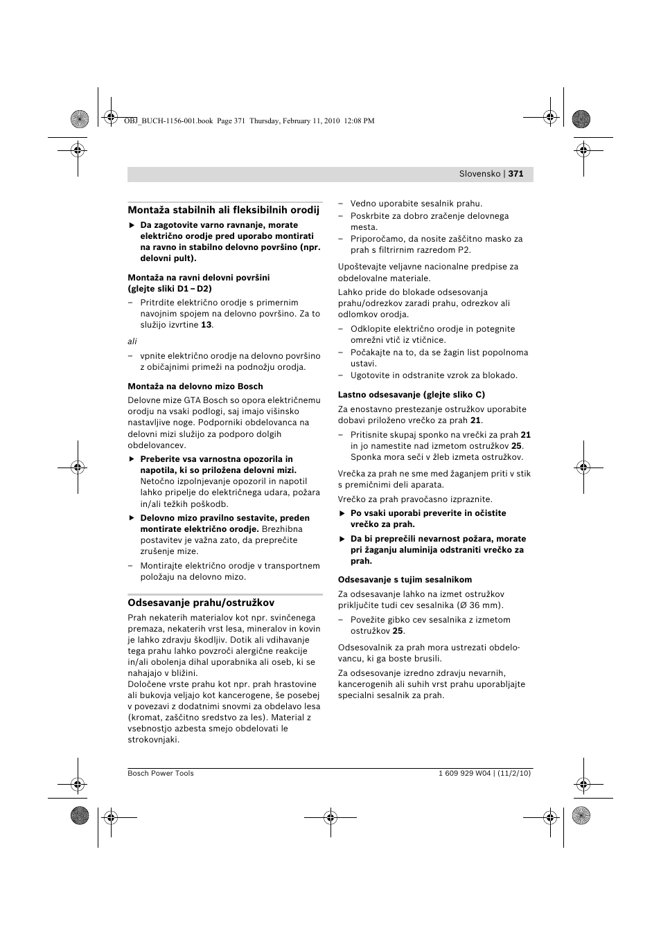 Bosch GCM 10 J Professional User Manual | Page 371 / 470