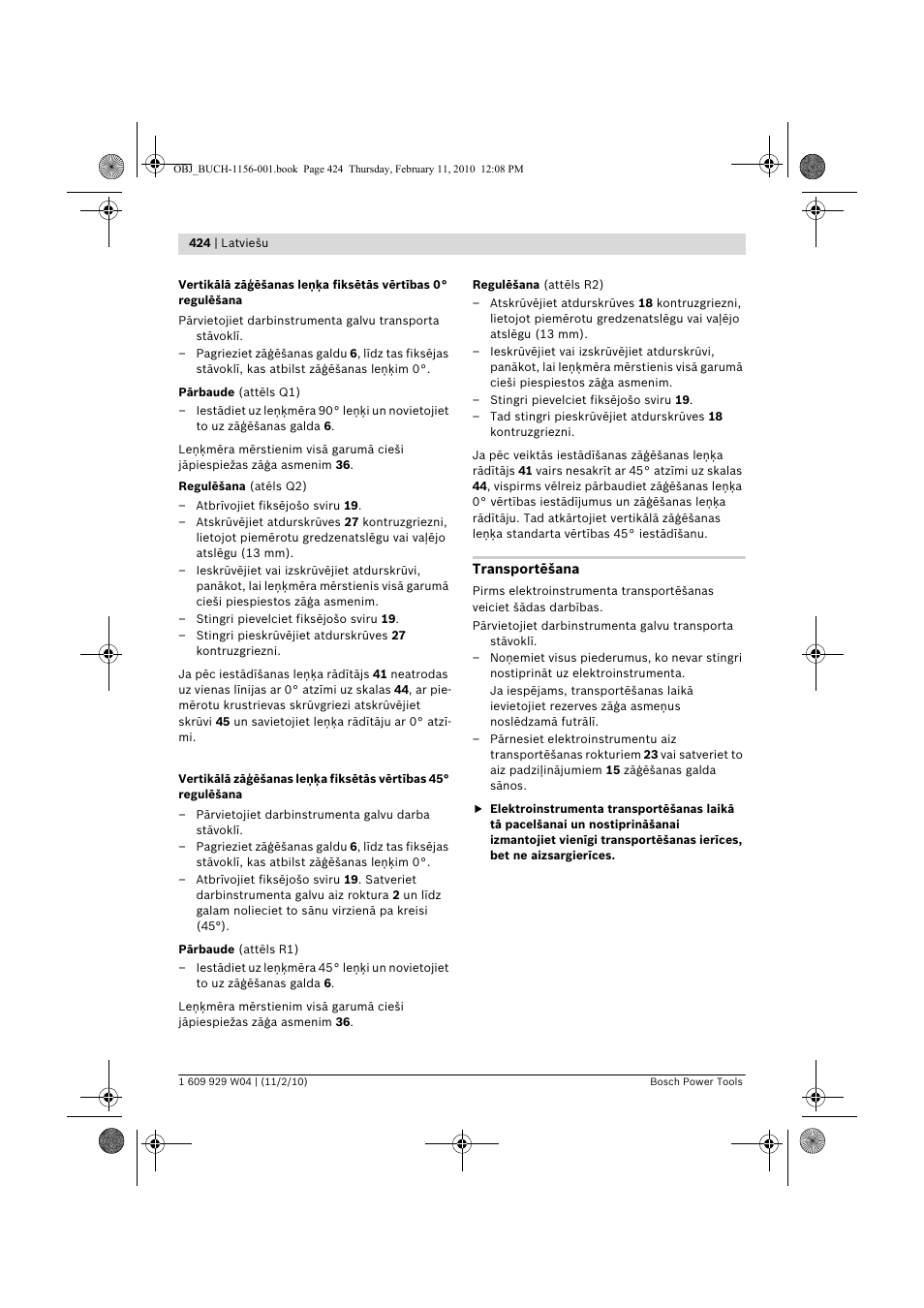 Bosch GCM 10 J Professional User Manual | Page 424 / 470