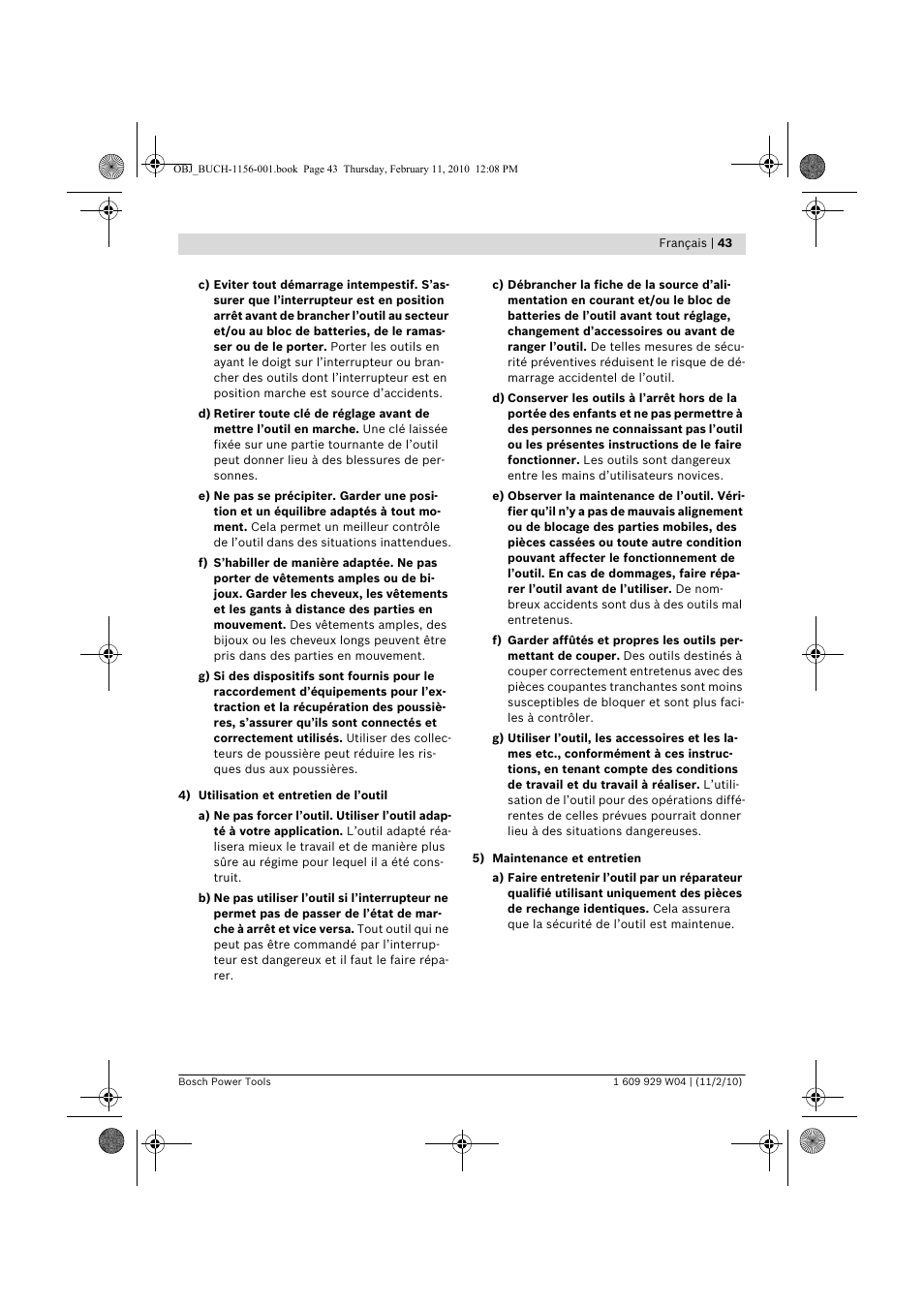 Bosch GCM 10 J Professional User Manual | Page 43 / 470