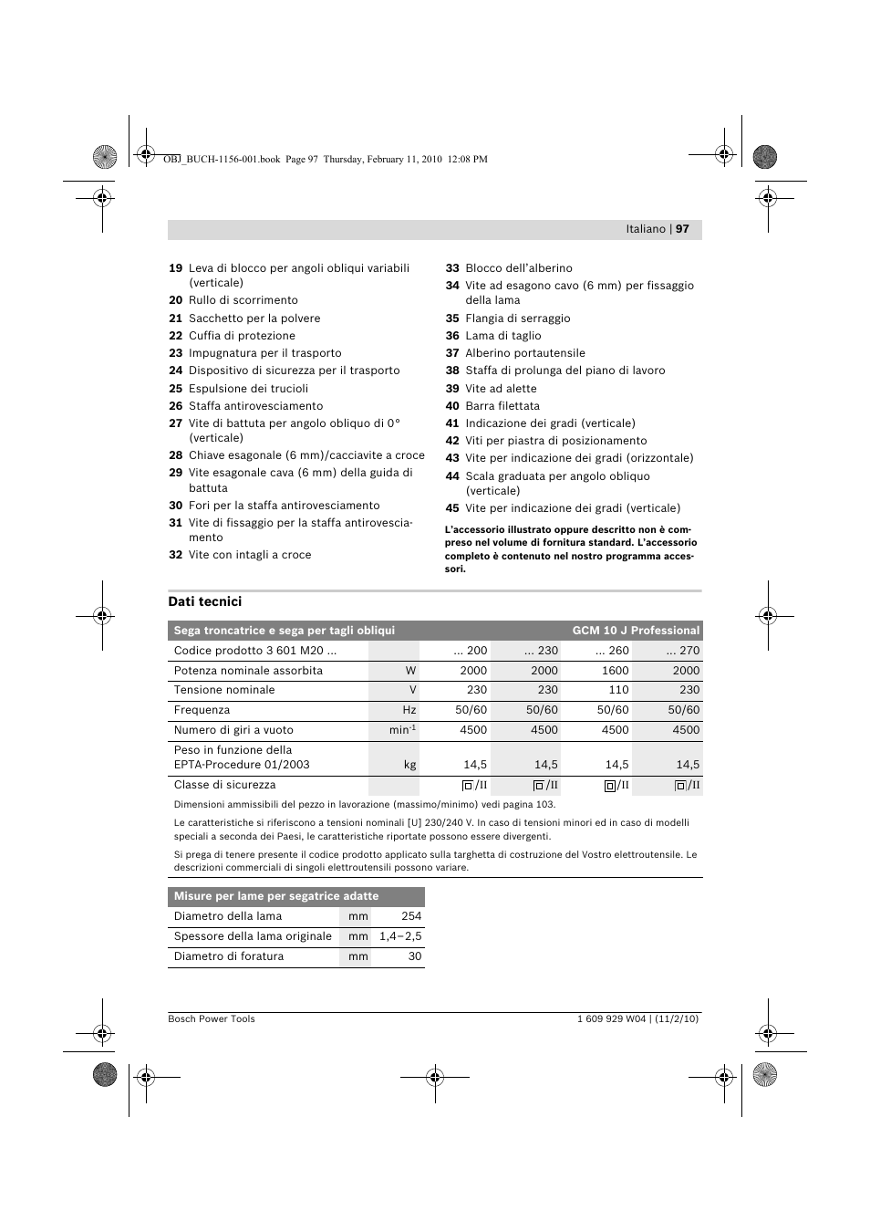 Bosch GCM 10 J Professional User Manual | Page 97 / 470