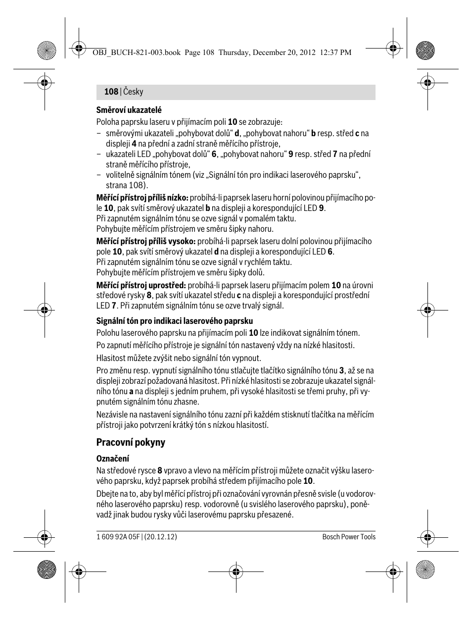 Bosch LR 2 Professional User Manual | Page 108 / 239