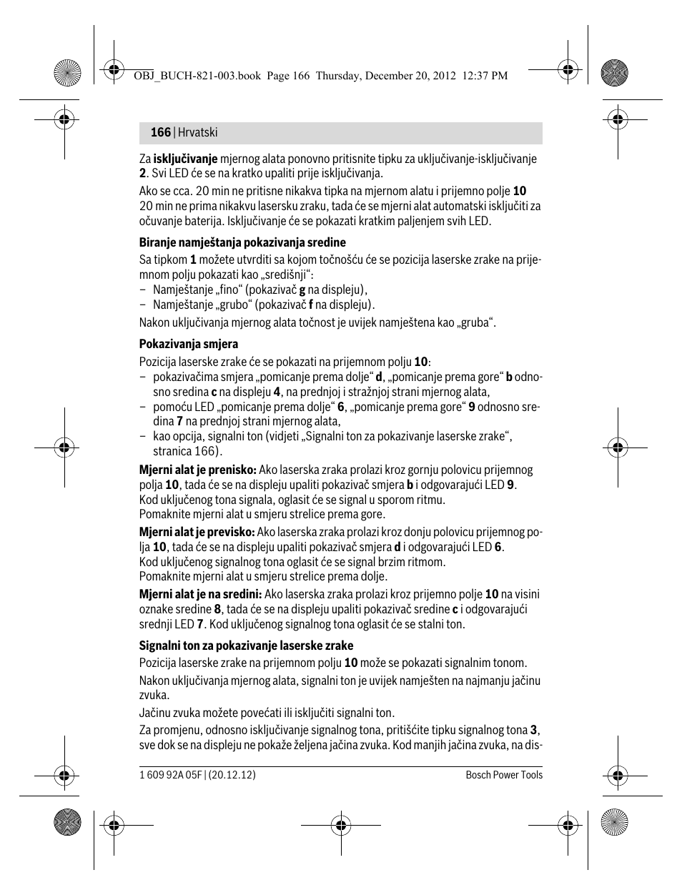 Bosch LR 2 Professional User Manual | Page 166 / 239