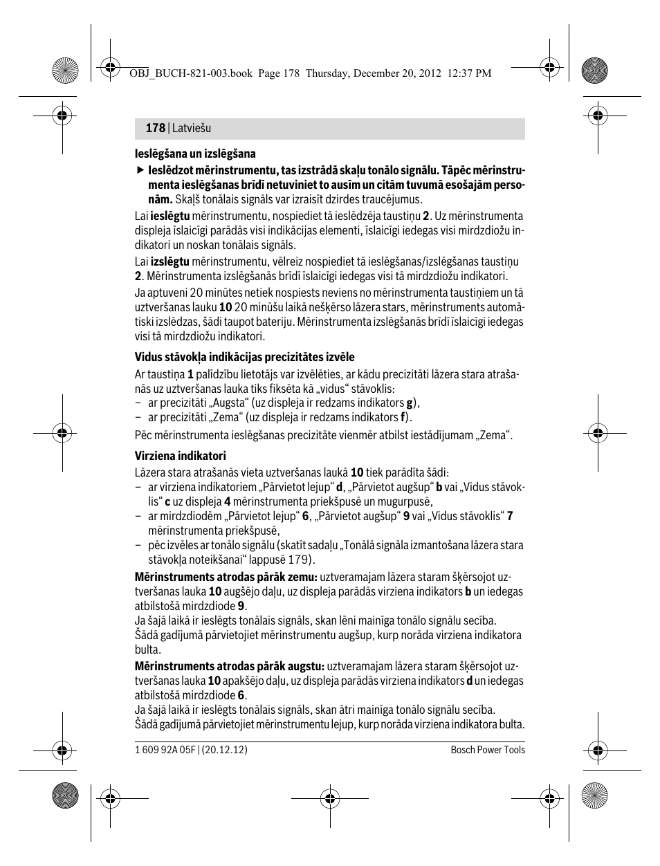 Bosch LR 2 Professional User Manual | Page 178 / 239