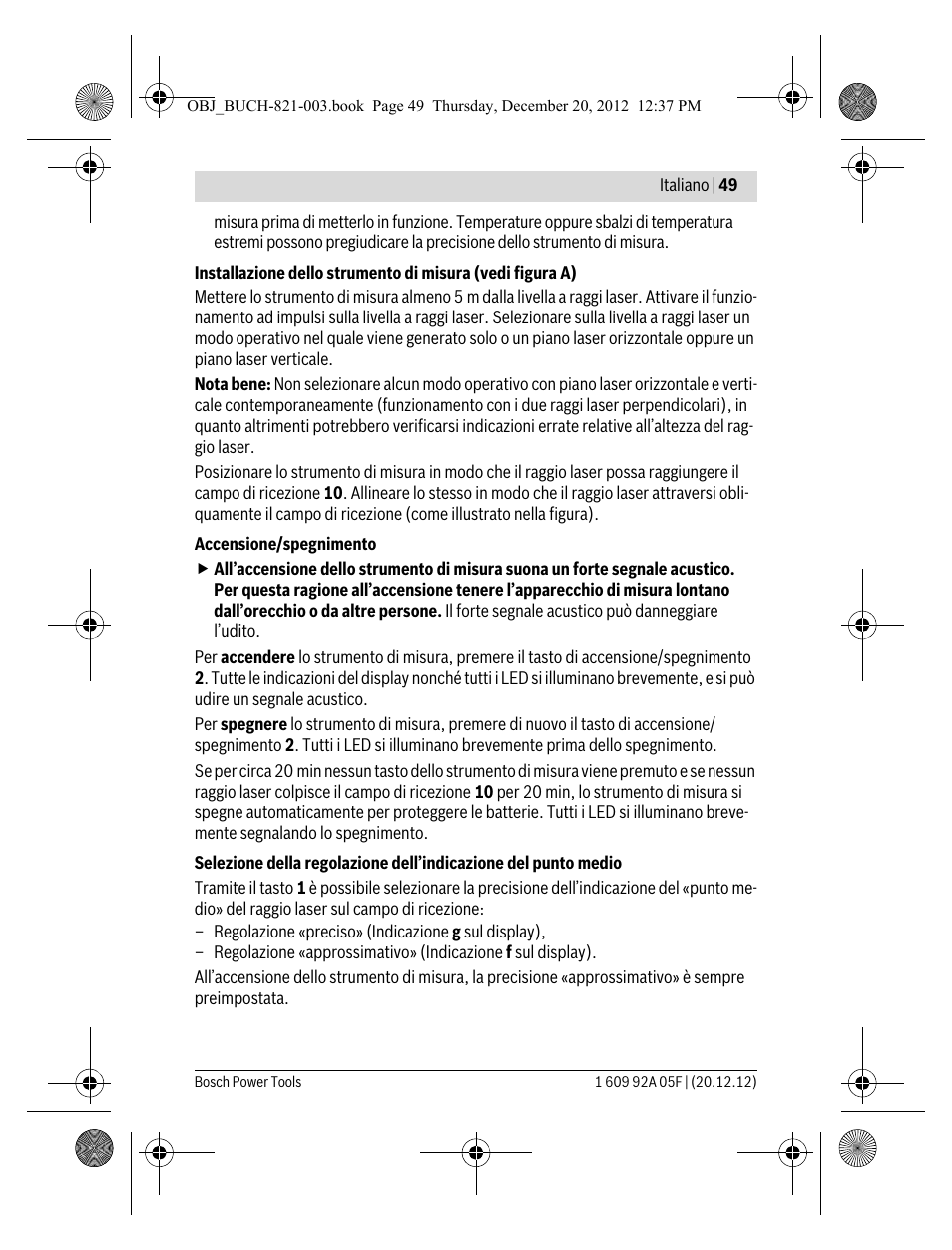 Bosch LR 2 Professional User Manual | Page 49 / 239