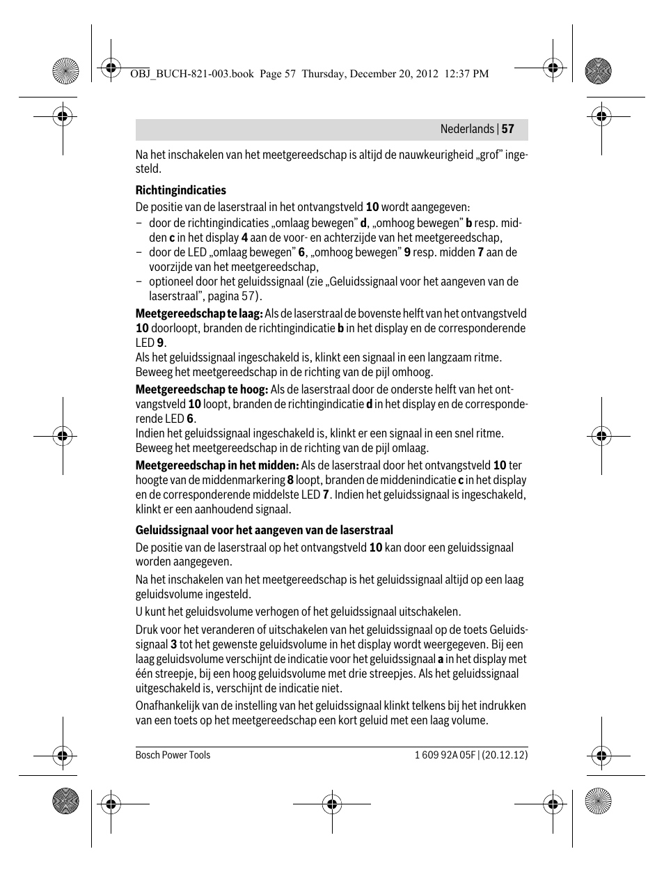 Bosch LR 2 Professional User Manual | Page 57 / 239