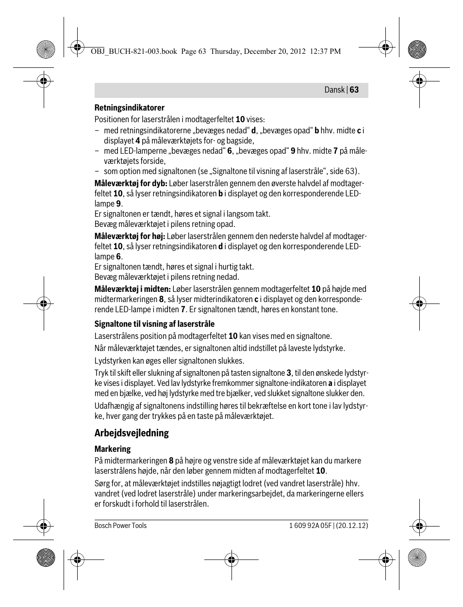 Bosch LR 2 Professional User Manual | Page 63 / 239
