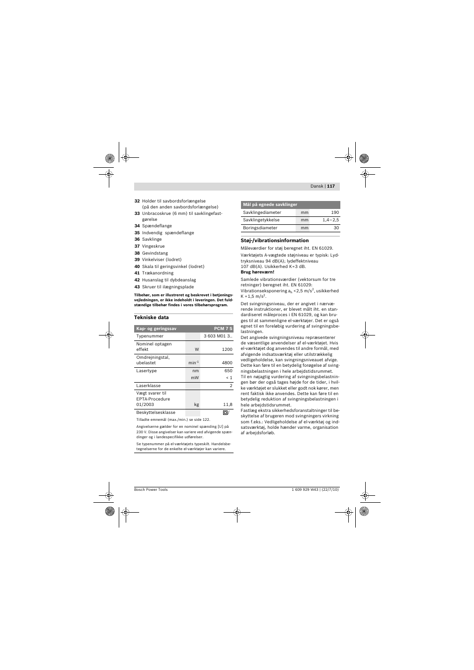 Bosch PCM 7 S User Manual | Page 117 / 384