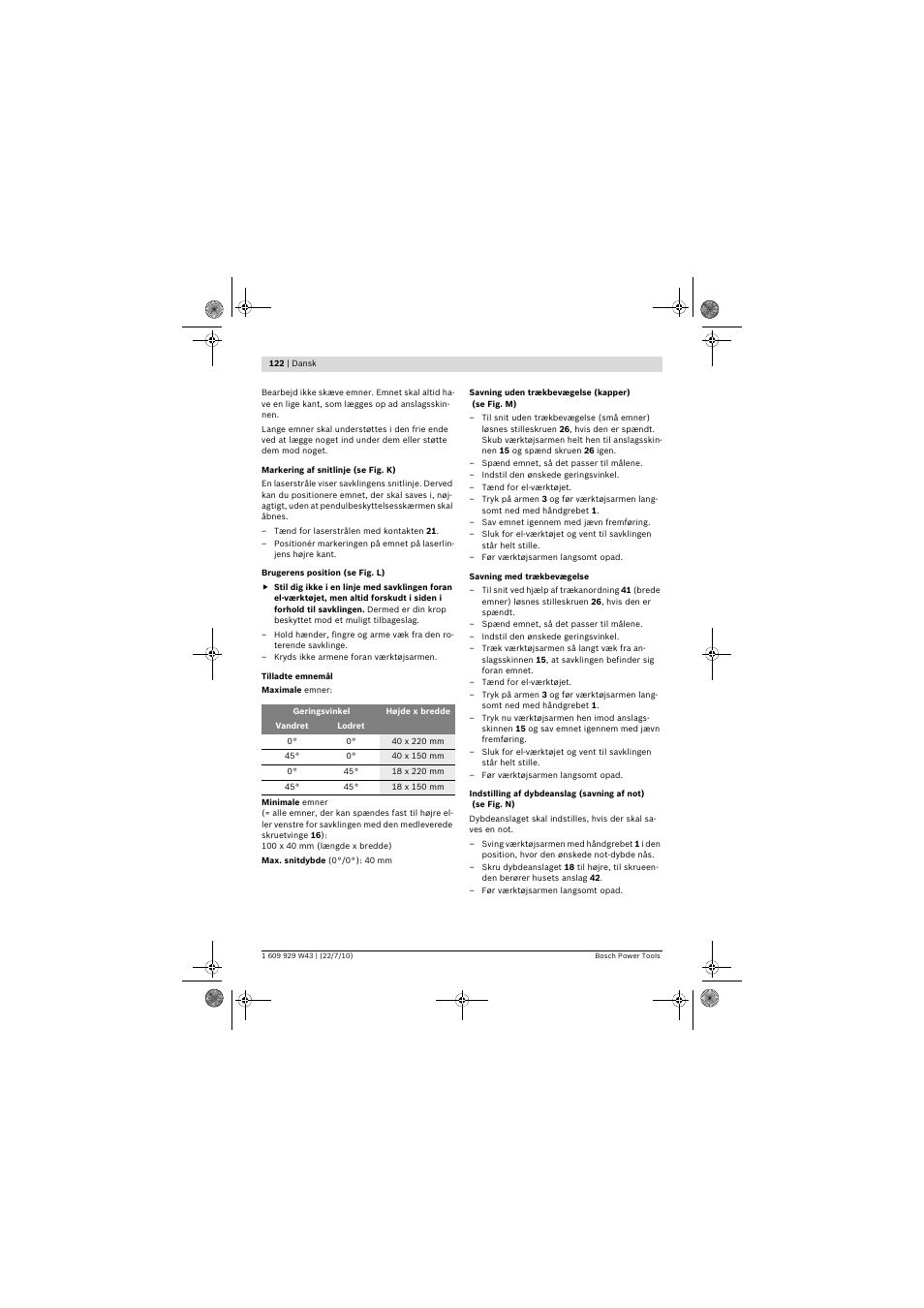 Bosch PCM 7 S User Manual | Page 122 / 384