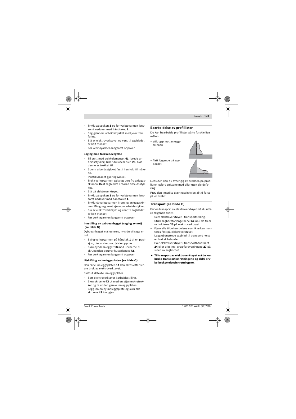 Bosch PCM 7 S User Manual | Page 147 / 384