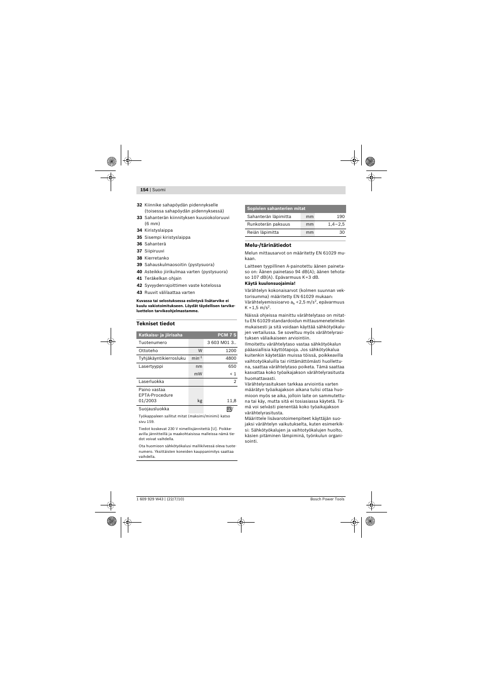 Bosch PCM 7 S User Manual | Page 154 / 384