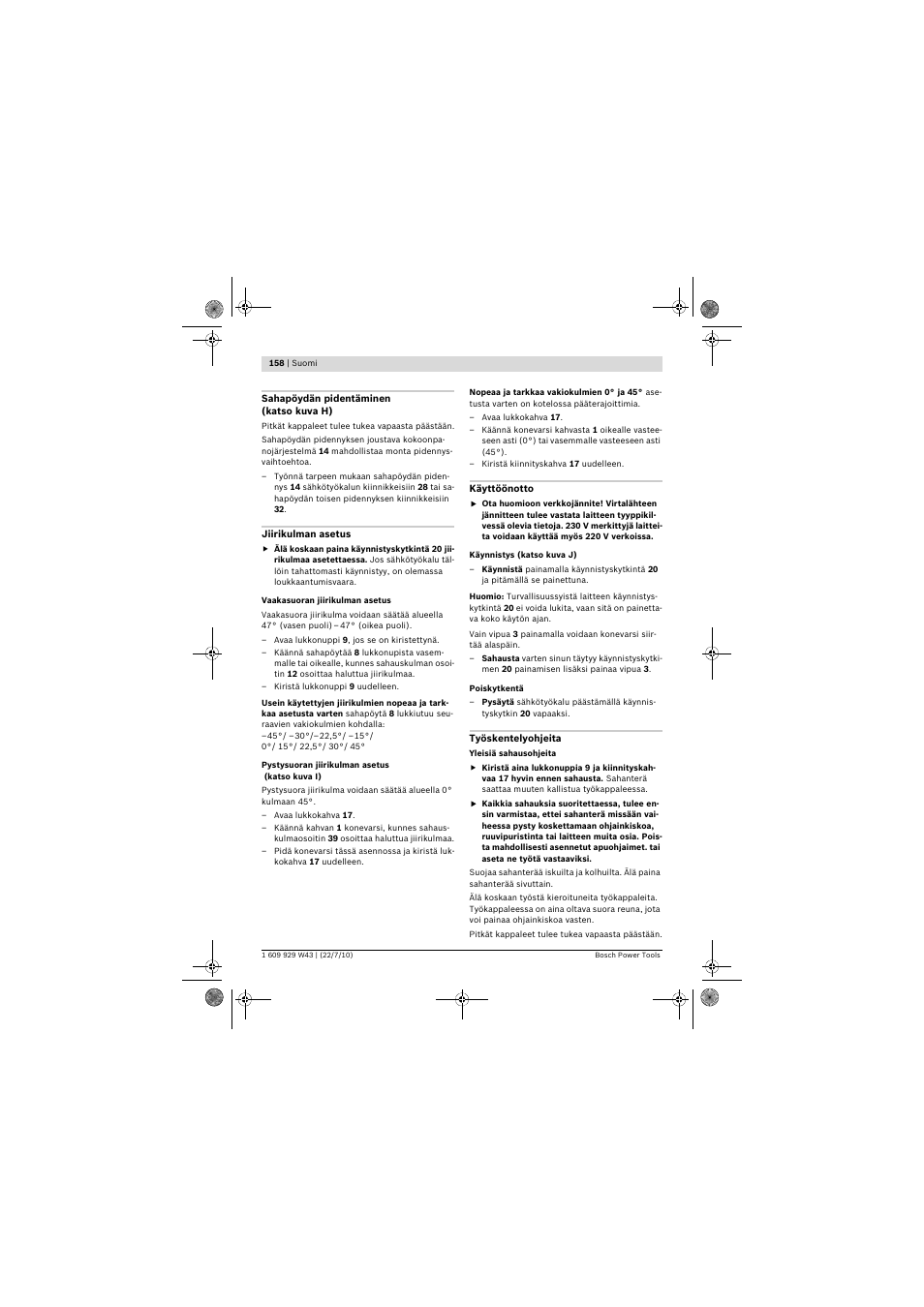 Bosch PCM 7 S User Manual | Page 158 / 384