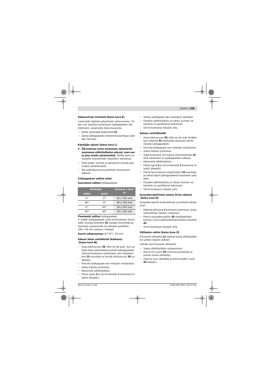 Bosch PCM 7 S User Manual | Page 159 / 384