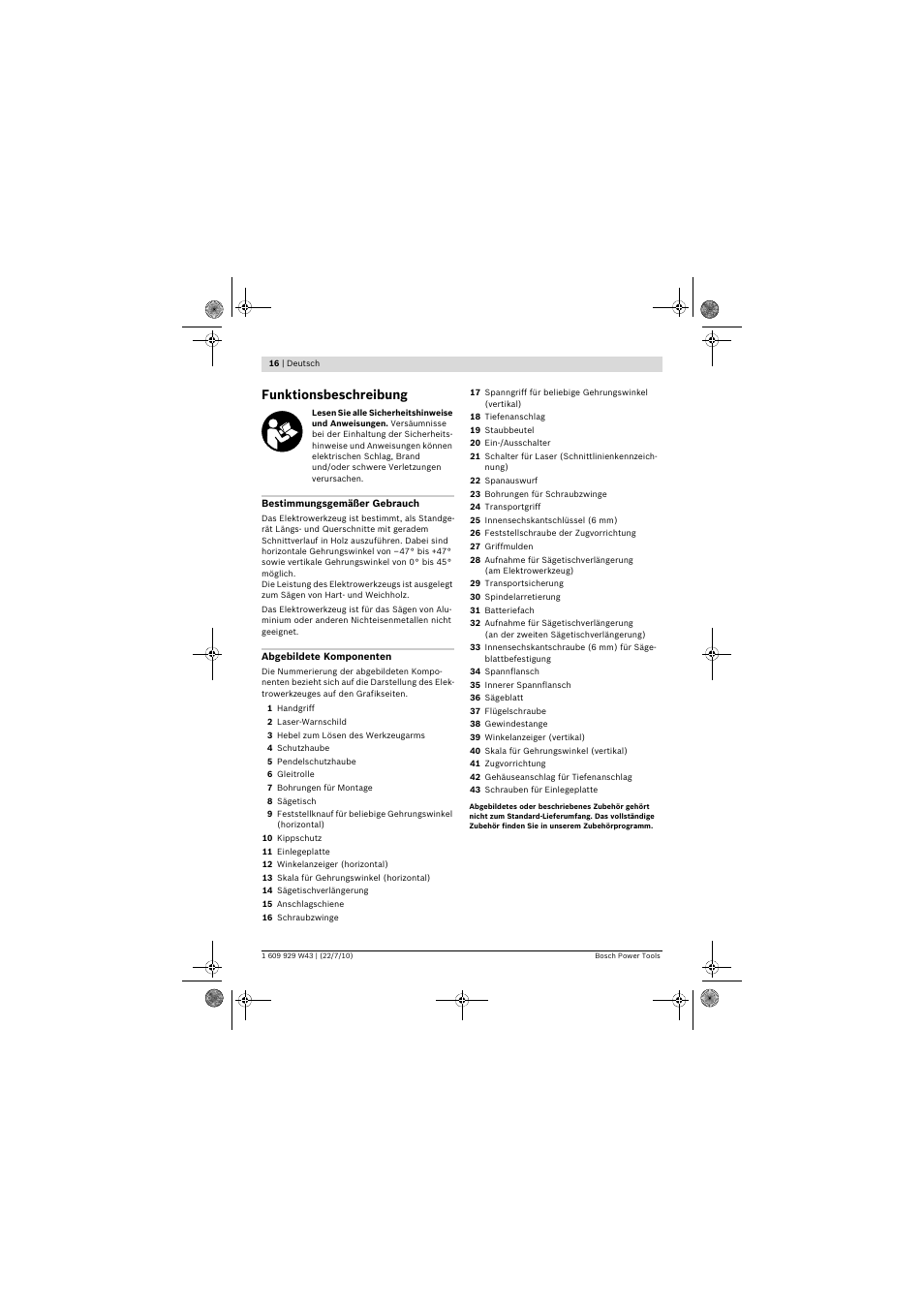 Funktionsbeschreibung | Bosch PCM 7 S User Manual | Page 16 / 384