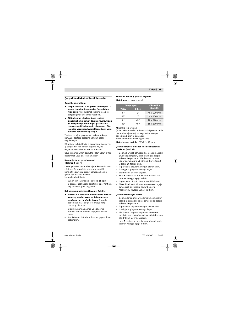 Bosch PCM 7 S User Manual | Page 187 / 384
