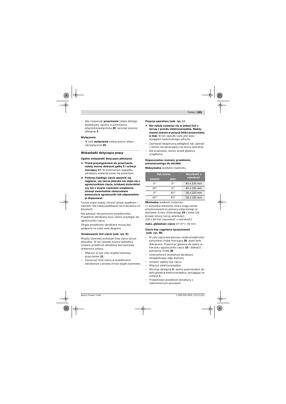 Bosch PCM 7 S User Manual | Page 201 / 384