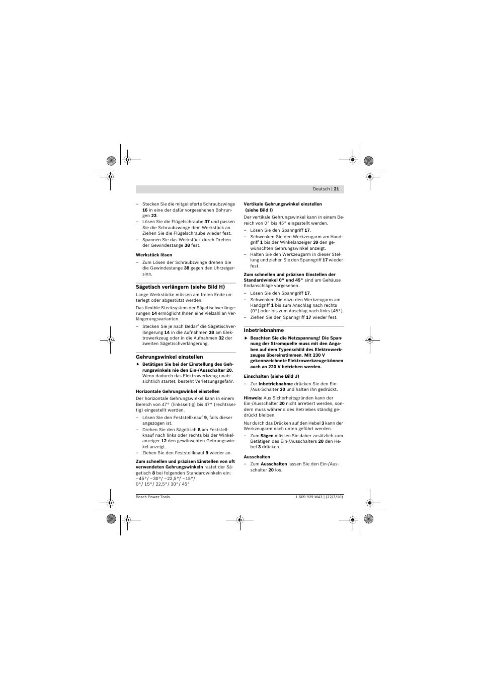 Bosch PCM 7 S User Manual | Page 21 / 384