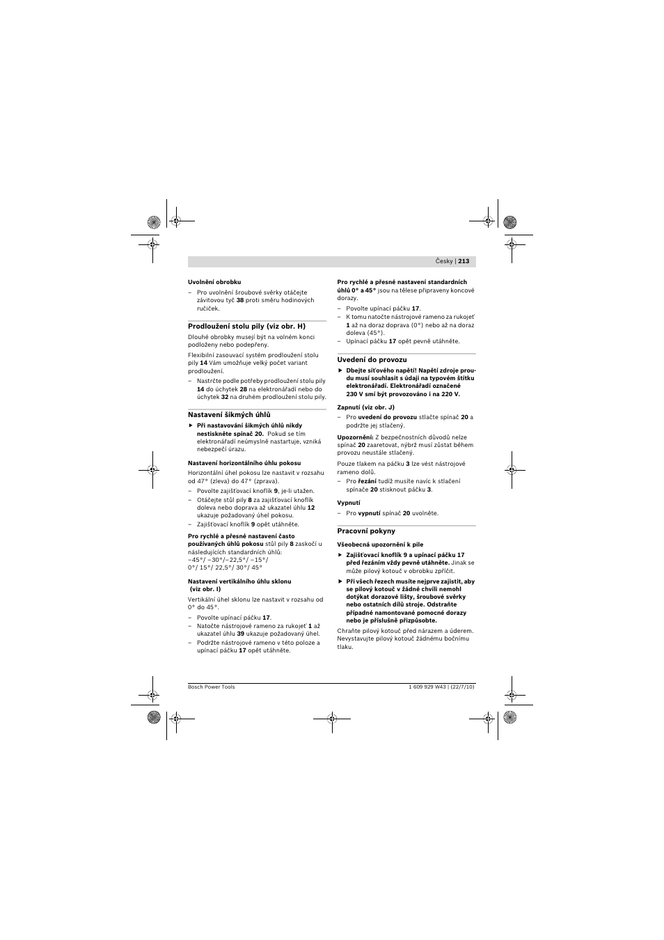 Bosch PCM 7 S User Manual | Page 213 / 384