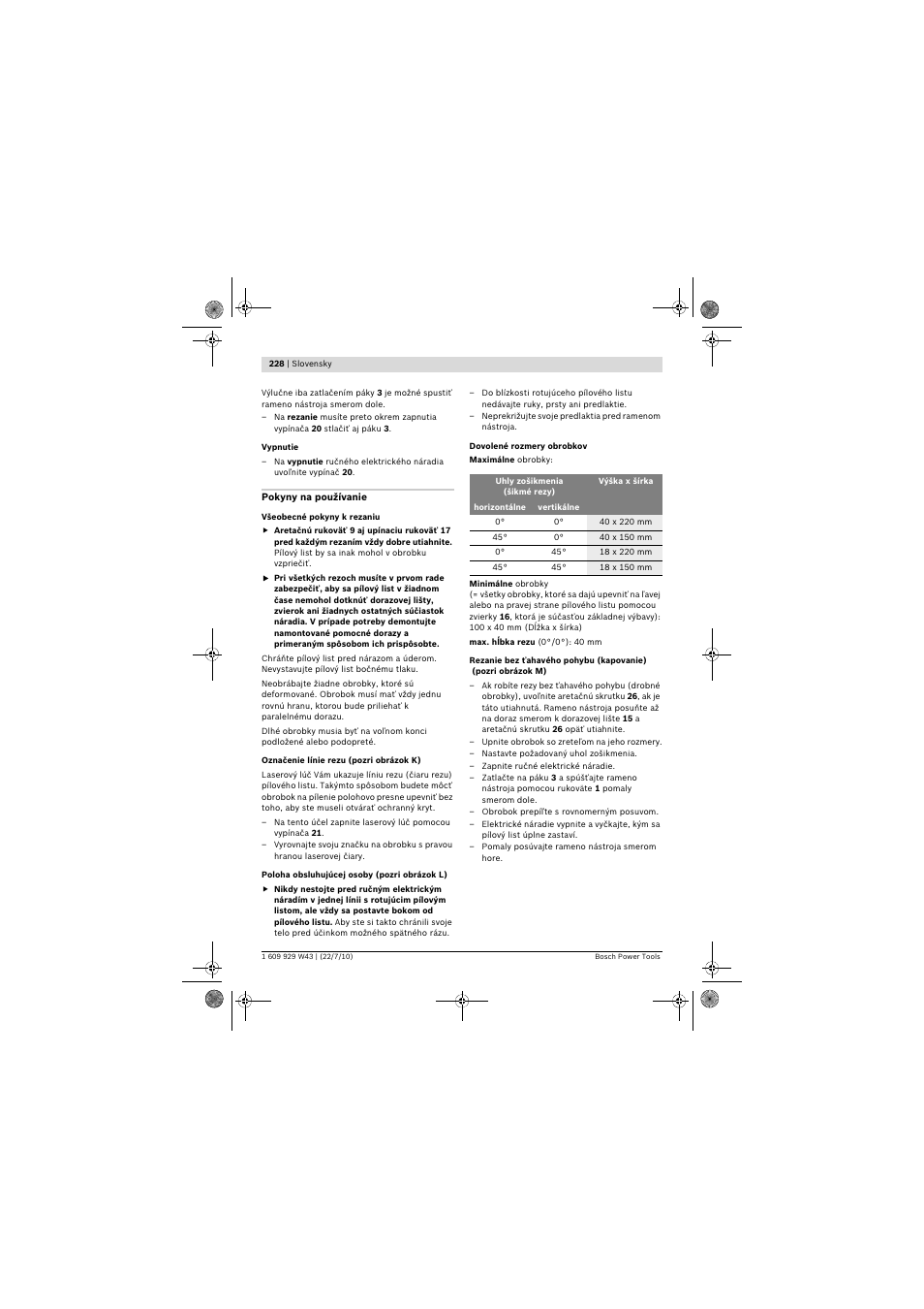 Bosch PCM 7 S User Manual | Page 228 / 384