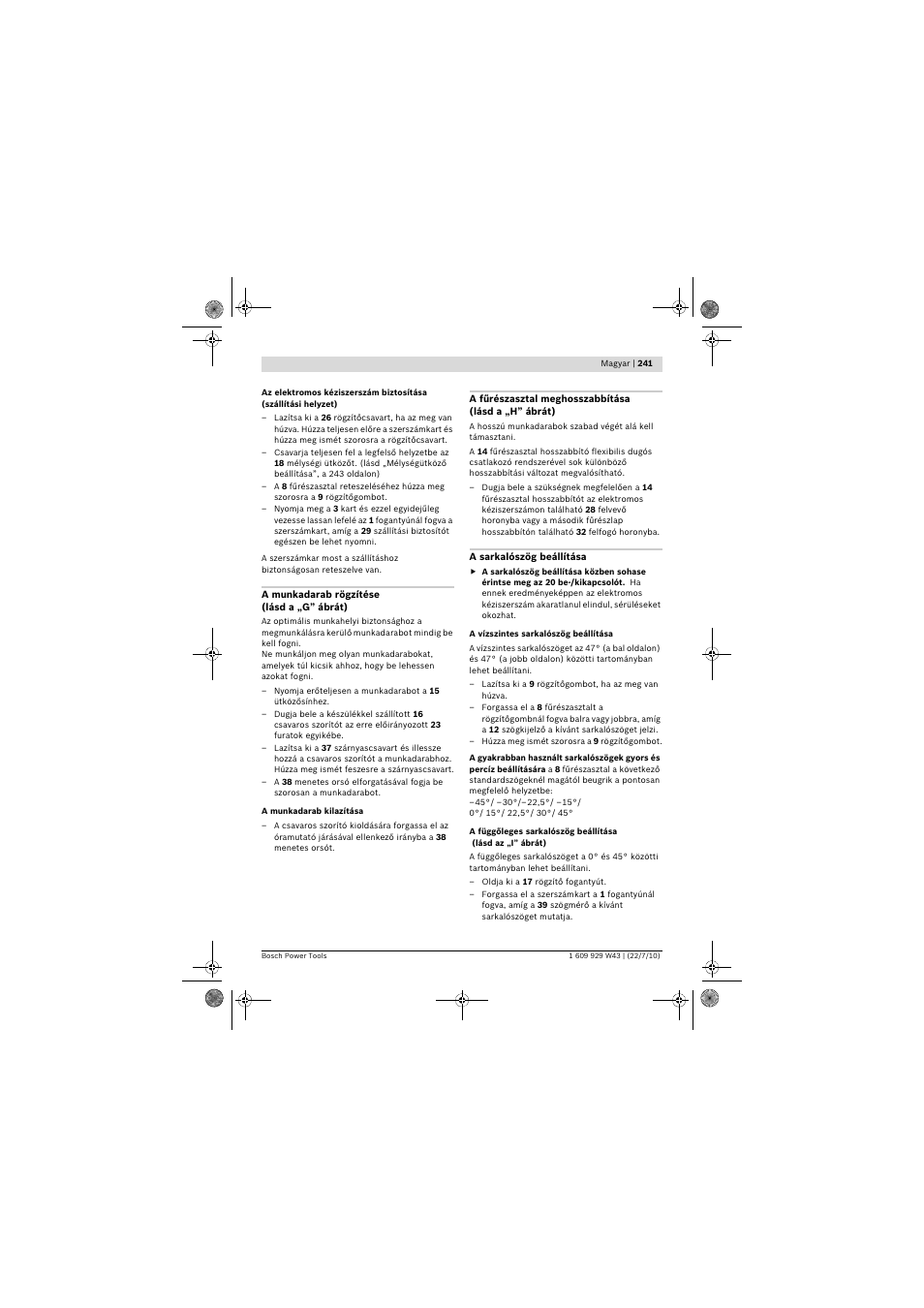 Bosch PCM 7 S User Manual | Page 241 / 384
