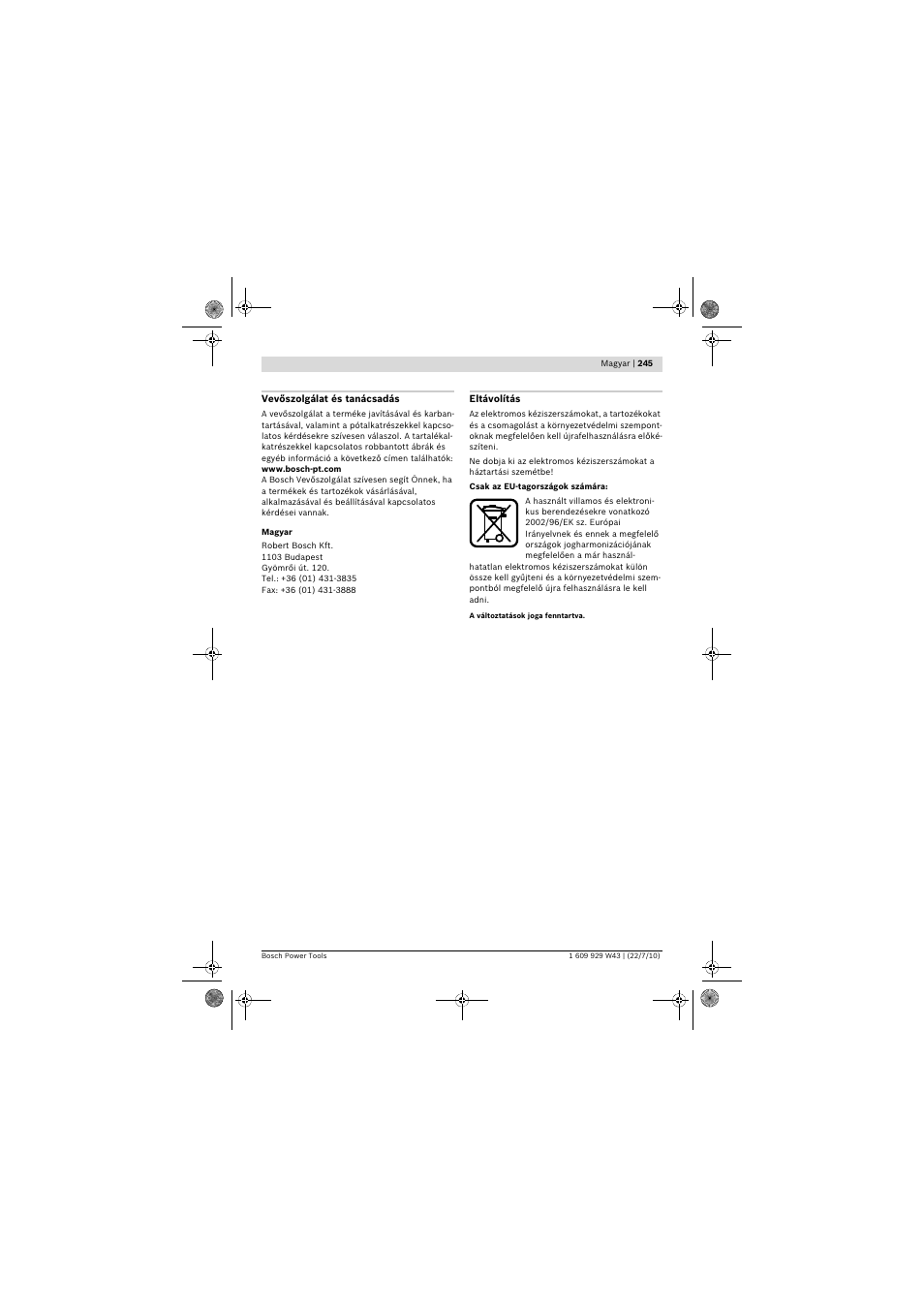 Bosch PCM 7 S User Manual | Page 245 / 384