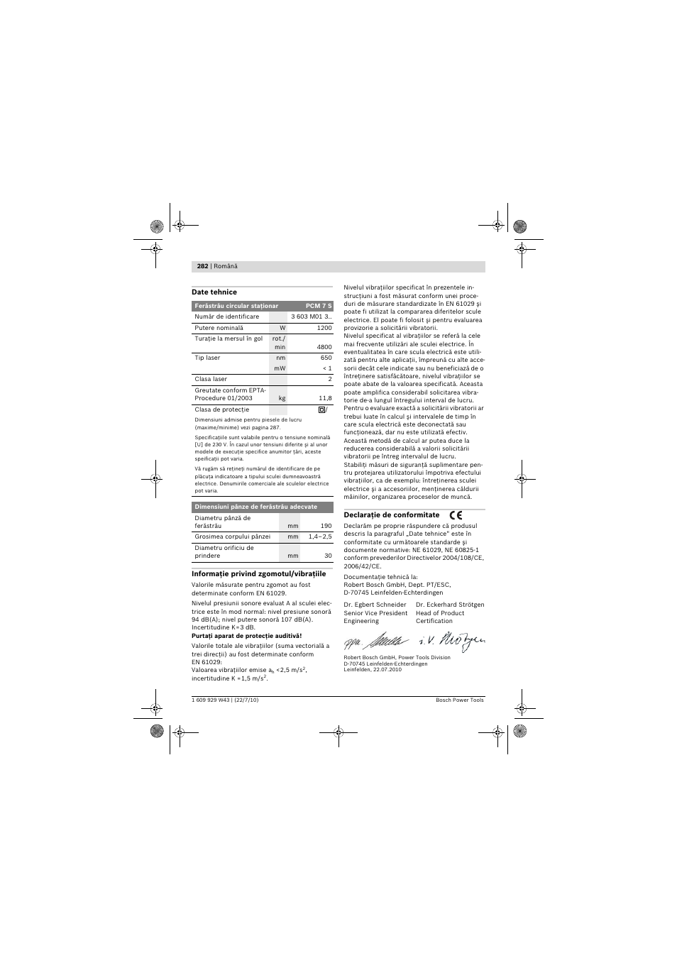 Bosch PCM 7 S User Manual | Page 282 / 384