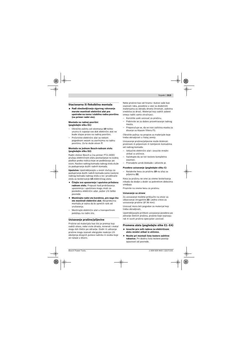 Bosch PCM 7 S User Manual | Page 313 / 384