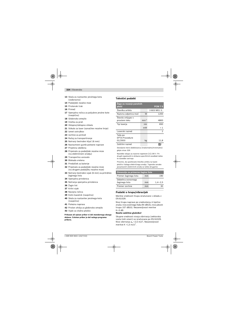 Bosch PCM 7 S User Manual | Page 324 / 384
