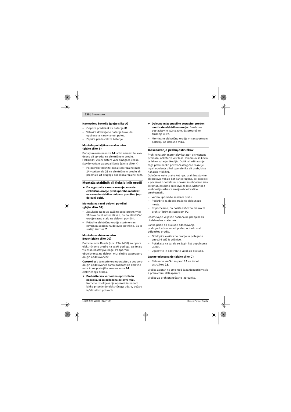 Bosch PCM 7 S User Manual | Page 326 / 384