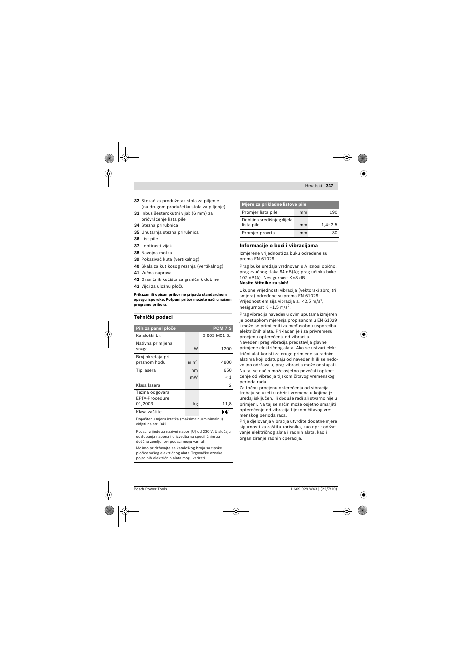 Bosch PCM 7 S User Manual | Page 337 / 384