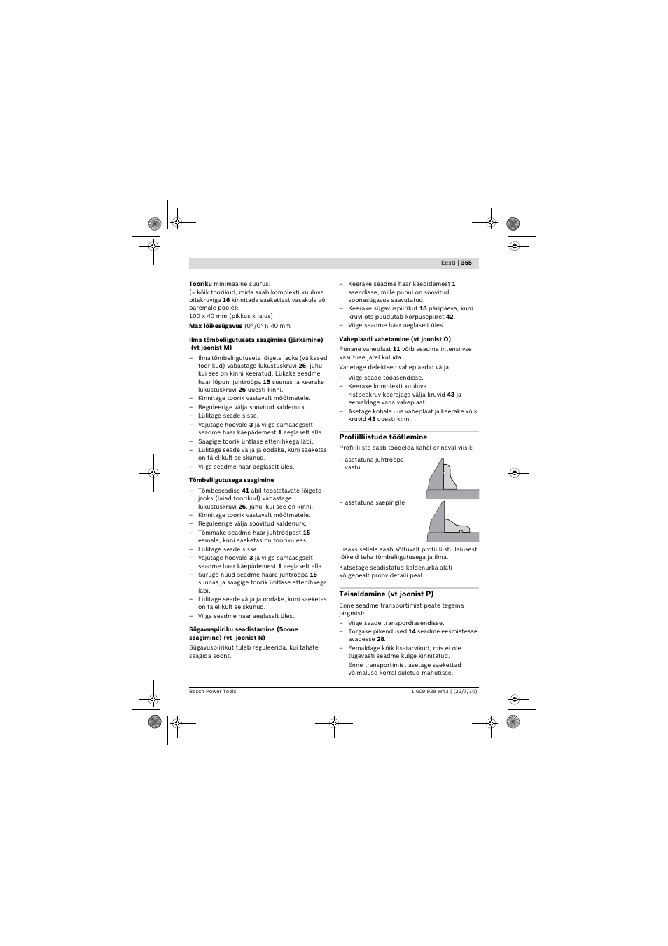 Bosch PCM 7 S User Manual | Page 355 / 384