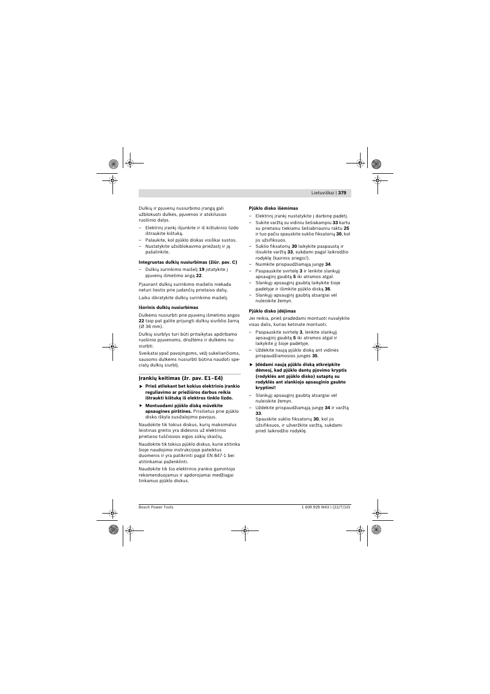 Bosch PCM 7 S User Manual | Page 379 / 384