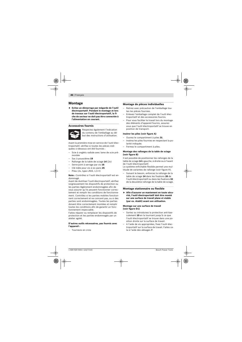 Montage | Bosch PCM 7 S User Manual | Page 46 / 384