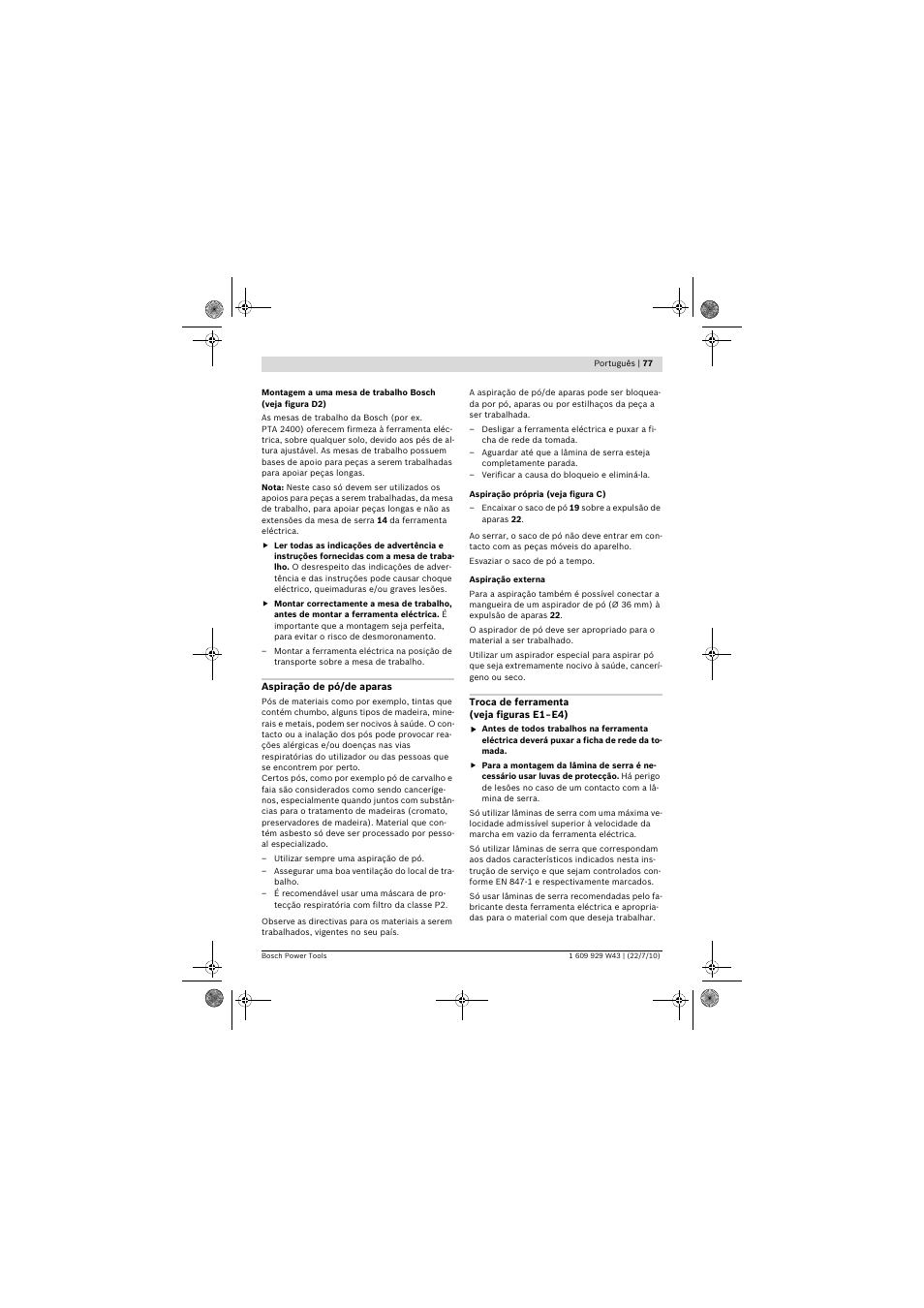 Bosch PCM 7 S User Manual | Page 77 / 384
