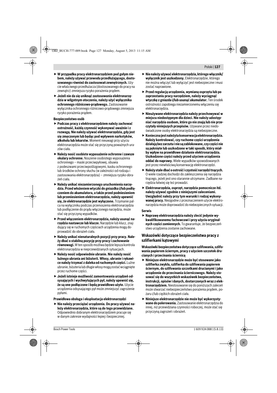 Bosch GWS 24-180 H Professional User Manual | Page 126 / 296