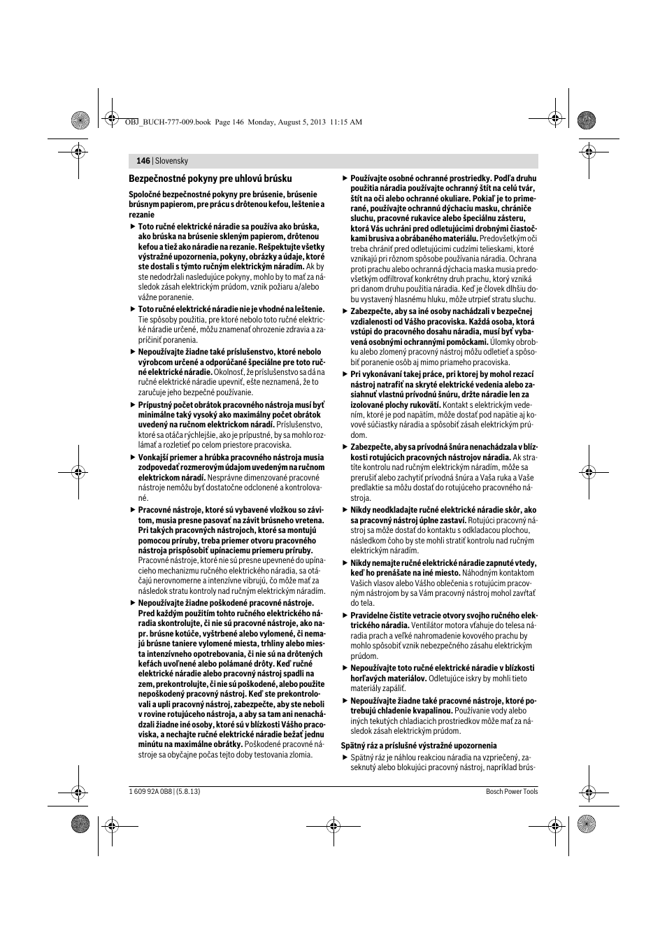 Bosch GWS 24-180 H Professional User Manual | Page 145 / 296