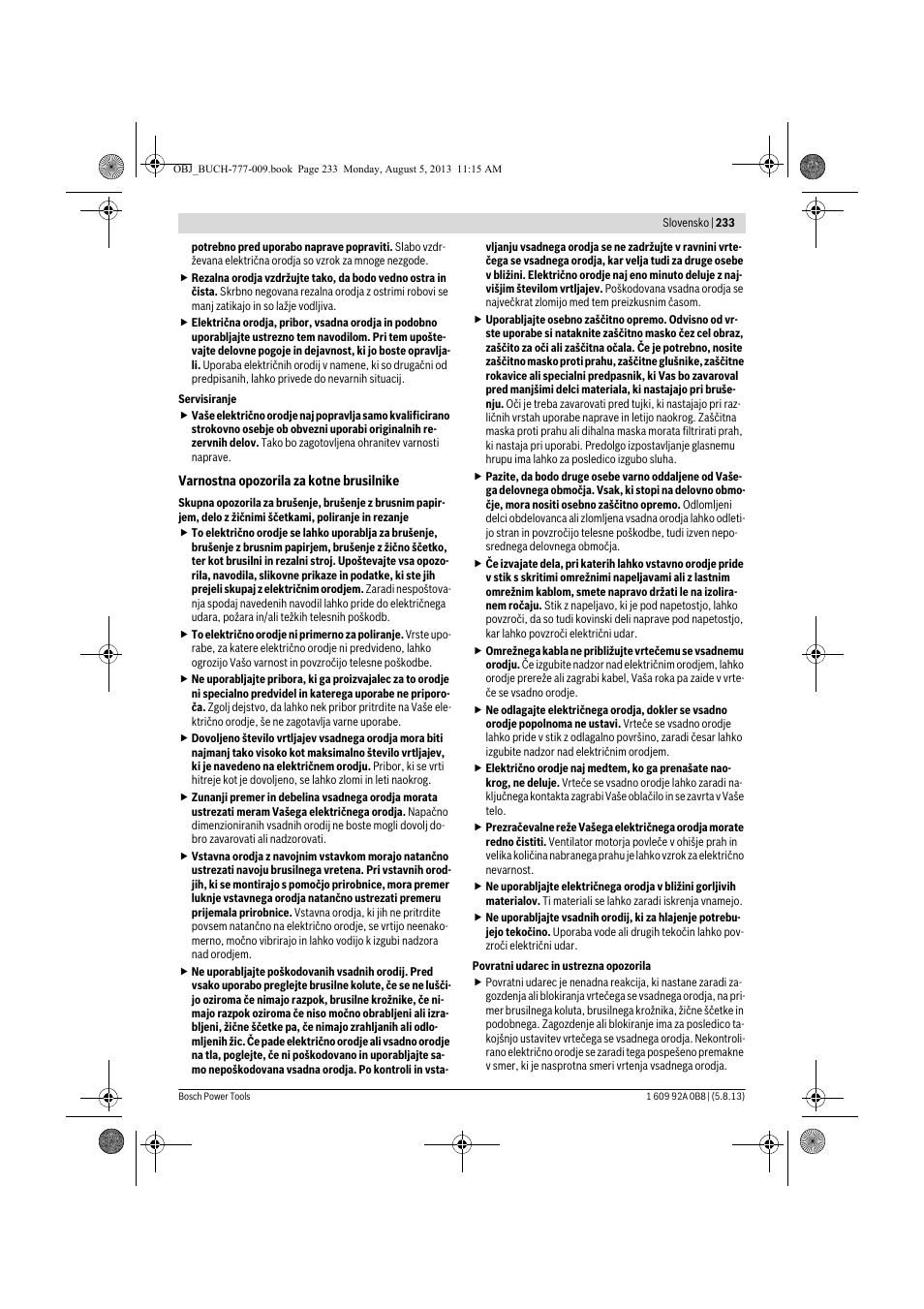 Bosch GWS 24-180 H Professional User Manual | Page 232 / 296