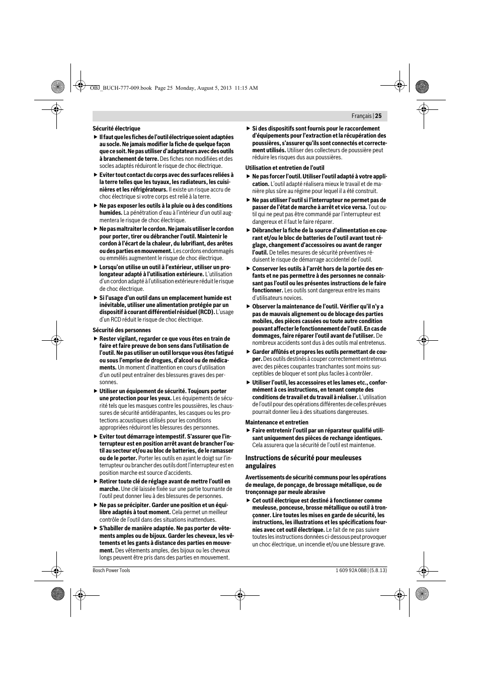 Bosch GWS 24-180 H Professional User Manual | Page 24 / 296