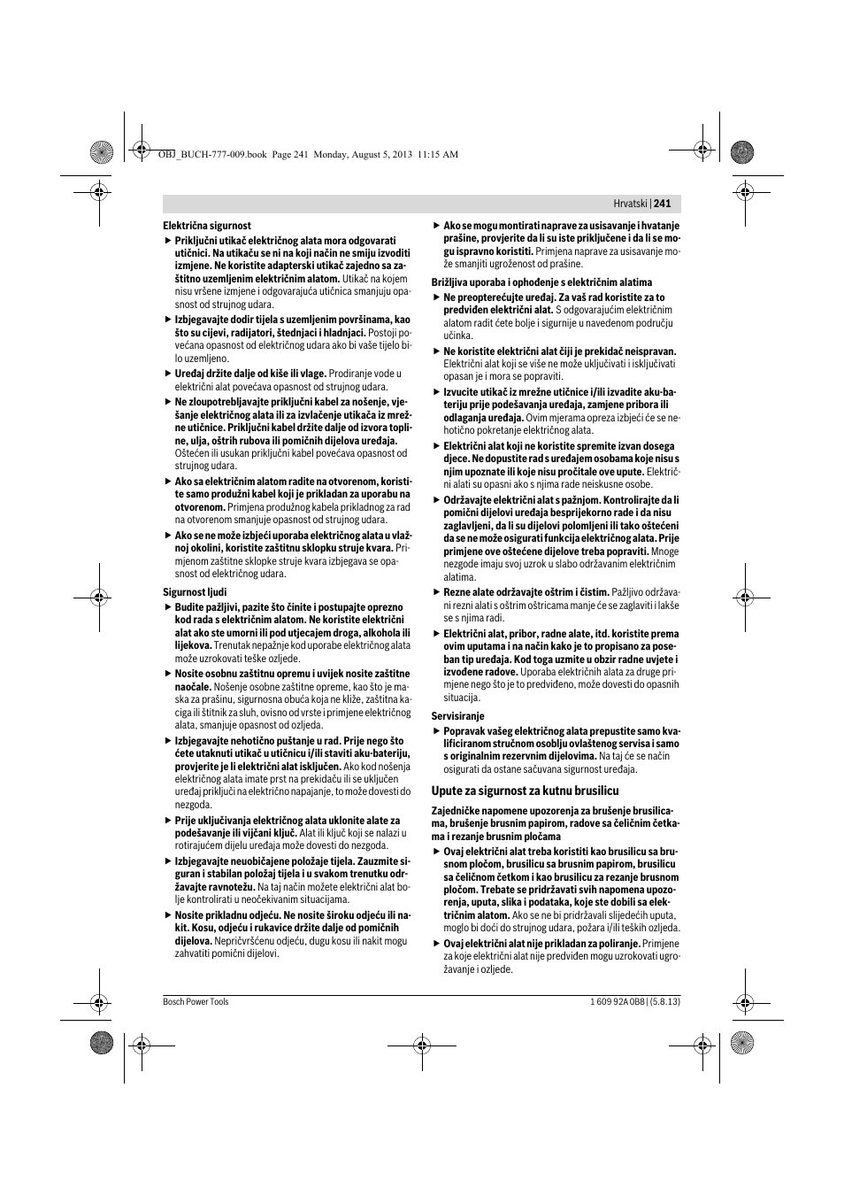 Bosch GWS 24-180 H Professional User Manual | Page 240 / 296