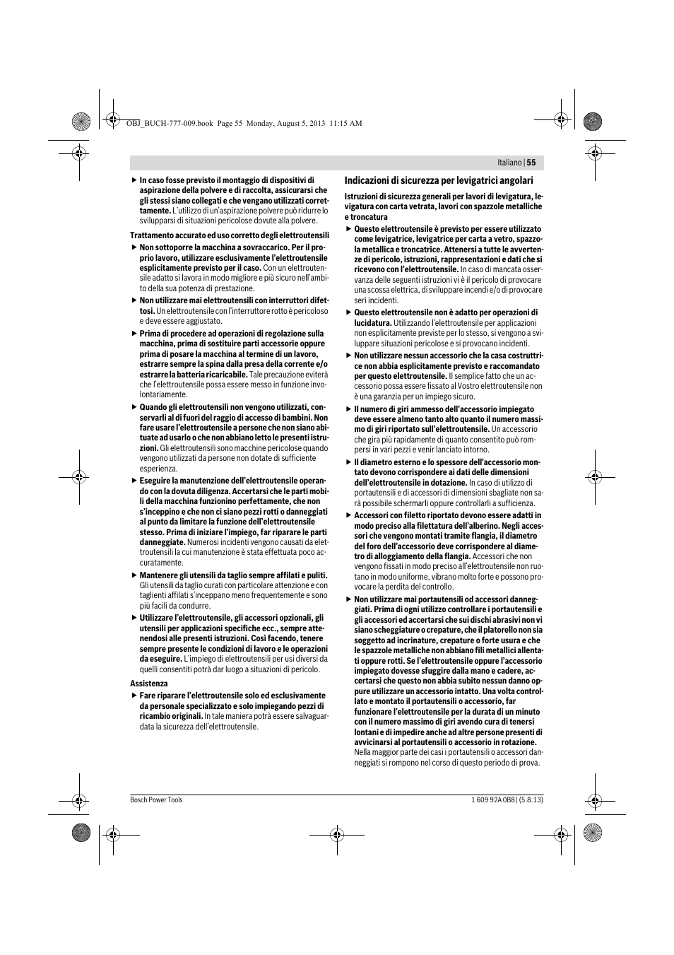 Bosch GWS 24-180 H Professional User Manual | Page 54 / 296